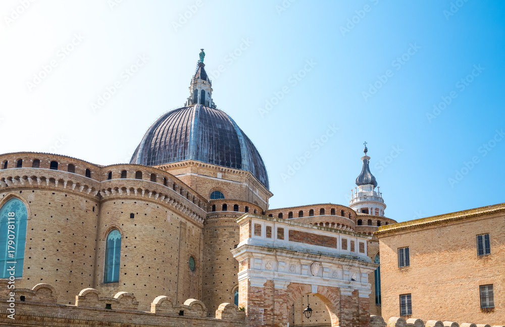 The basilica Santuary of Loreto