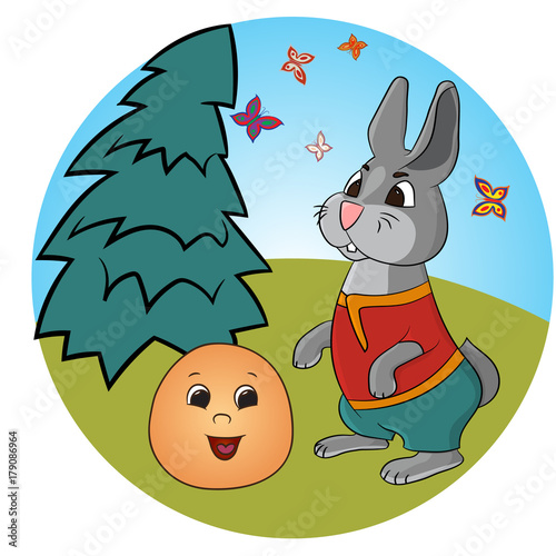 Russian folk tale about a kolobok