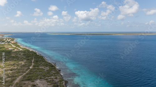 sea beach coast Bonaire island Caribbean sea