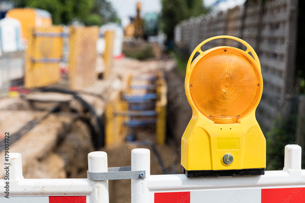 Fototapeta premium Symbolbild Baustelle