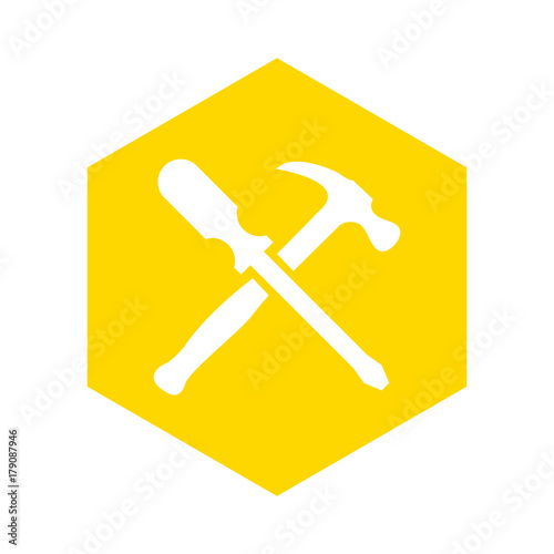 Logo artisan jaune