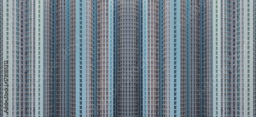 Canvas Print HongKong Residential High-Rises