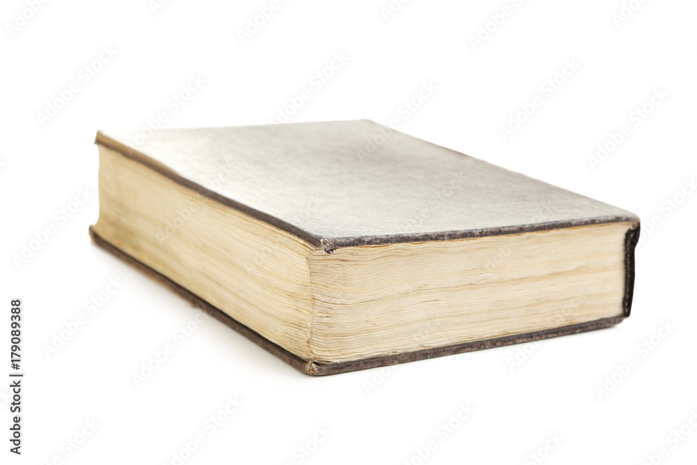 Old book isolated on a white background Old book isolated on a white background