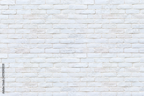 Old white brick wall background.