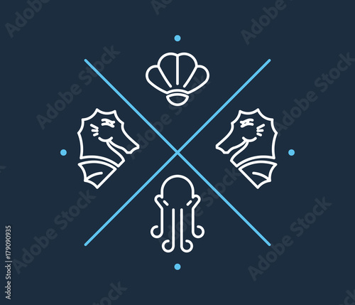 Vector badge for any use