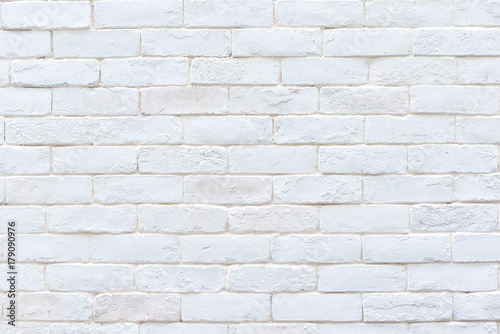 White brick wall background.