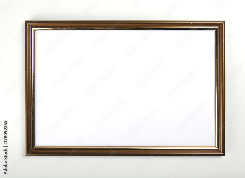 Wooden frame for painting or picture on white background. Wooden frame for painting or picture on white background.