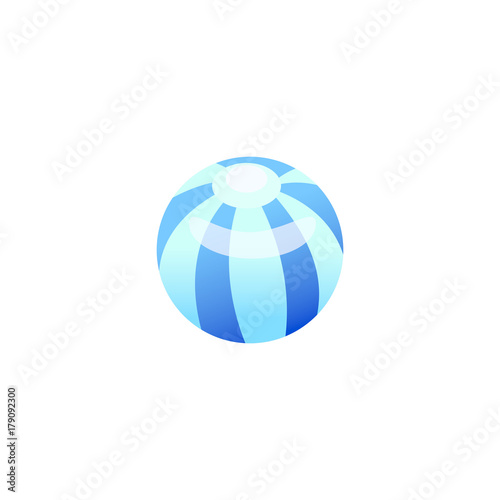 blue beach volley ball