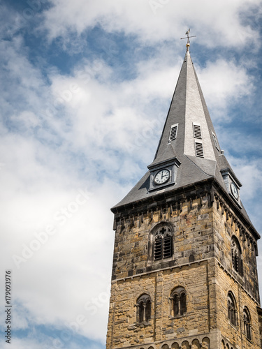 Clock tower of the Grote Kerk, Enschede, Netherlands