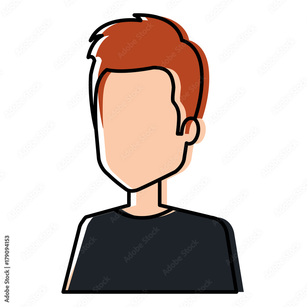 young man avatar character young man avatar character