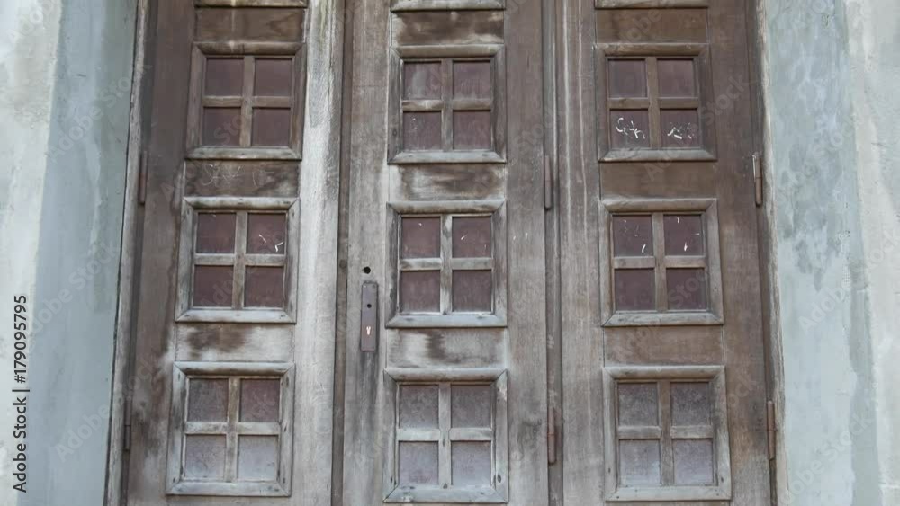 Old shabby doors