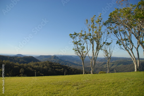 Green Mountains Section in Lamington National Park, Australia, viewed from Kamarun lookout