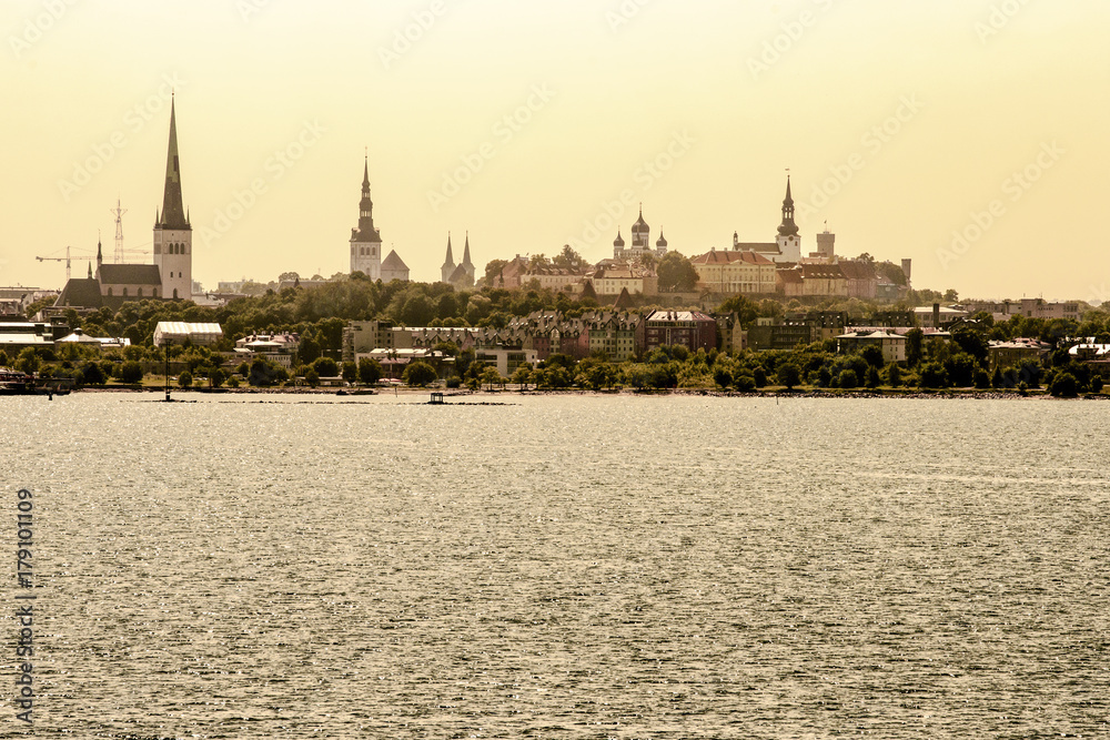 Fototapeta premium Skyline von Tallinn
