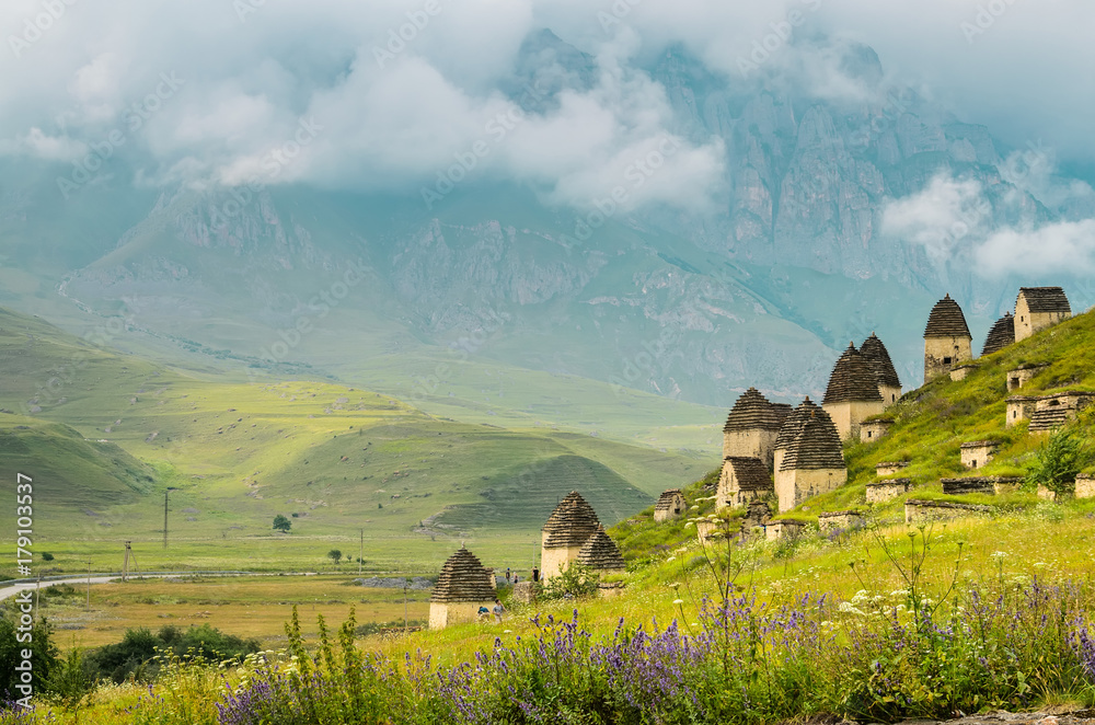 Ancient Alanian necropolis in North Ossetia