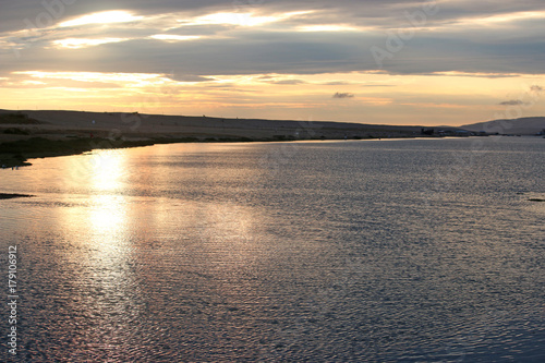 Fleet Basin at sunset