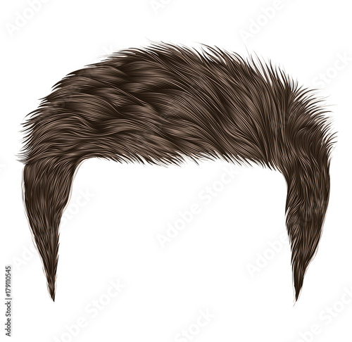 trendy man hairs.brown,
blond color. beauty  style .realistic  3d .

