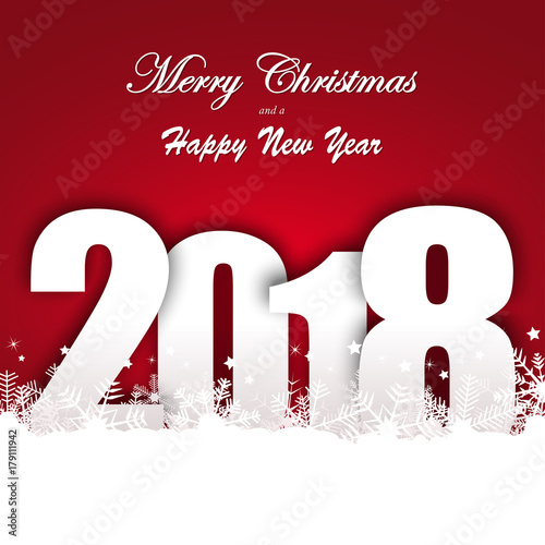 snow fall background for christmas and New Year 2018