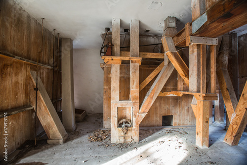 Old mill machines.