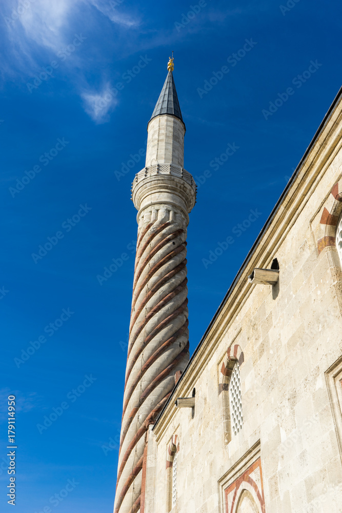 Old mosque building in ottoman period, Edirne, Turkey
