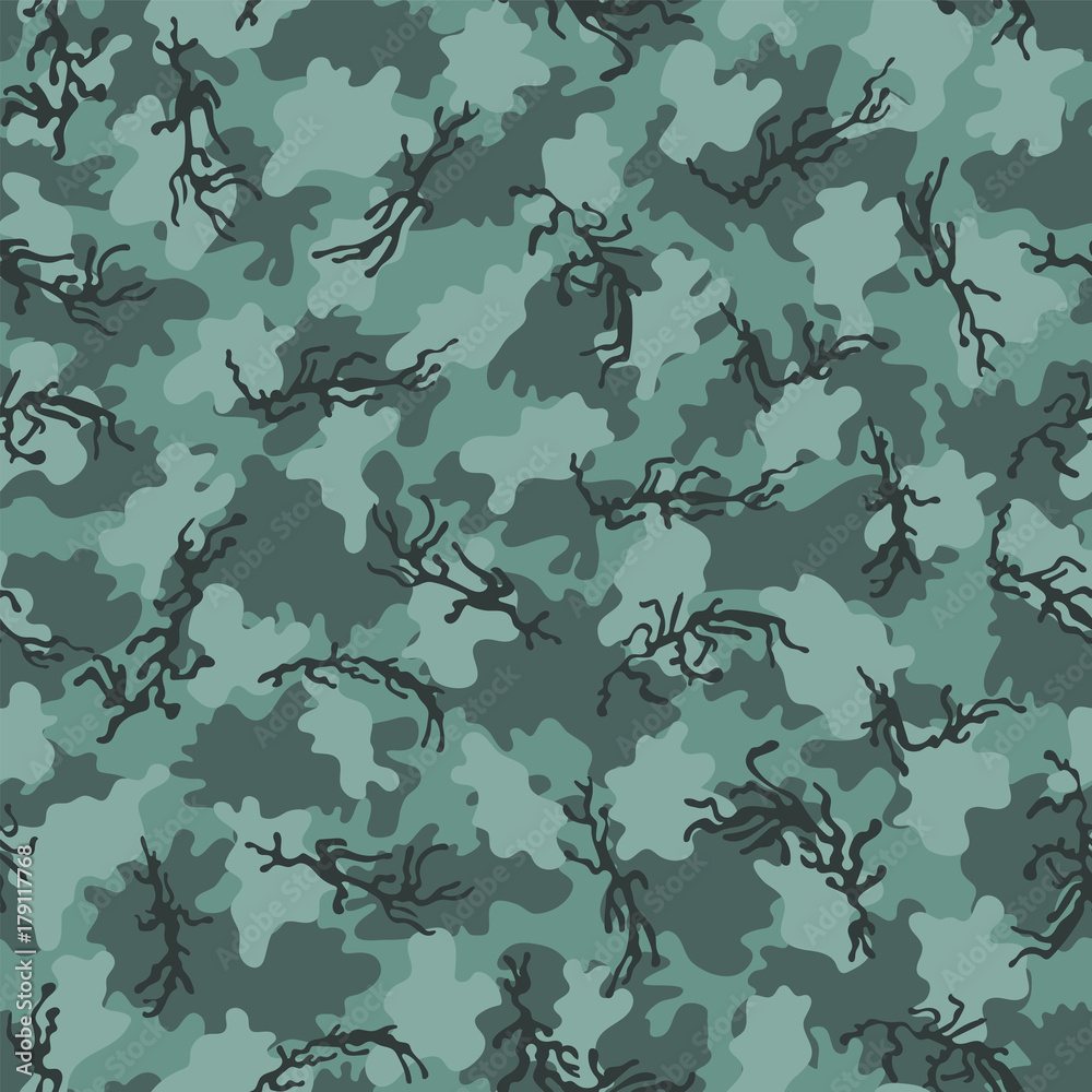 Camouflage pattern background seamless vector illustration