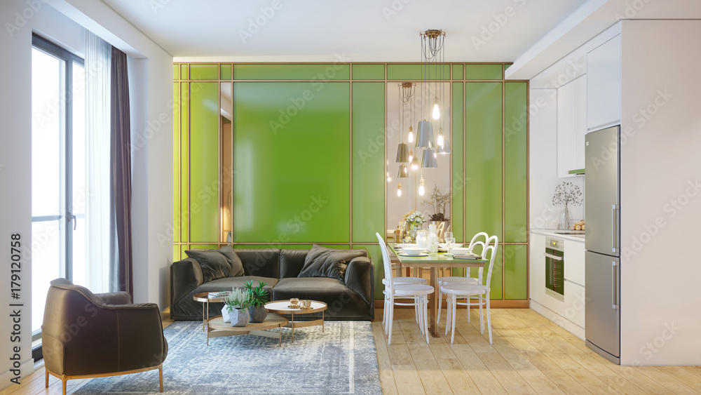 Fototapeta premium Living room design