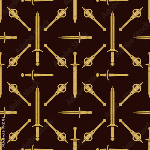 vector cold steel arms pattern.