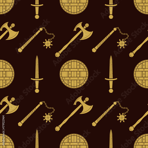 vector cold steel arms pattern.