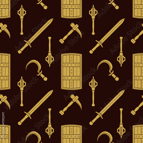 vector cold steel arms pattern.
