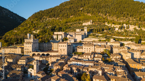 Billede på lærred Gubbio, one of the most beautiful small town in Italy