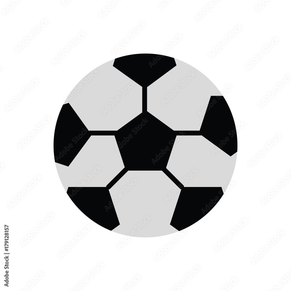 Fototapeta premium colorful soccer ball over white background vector illustration