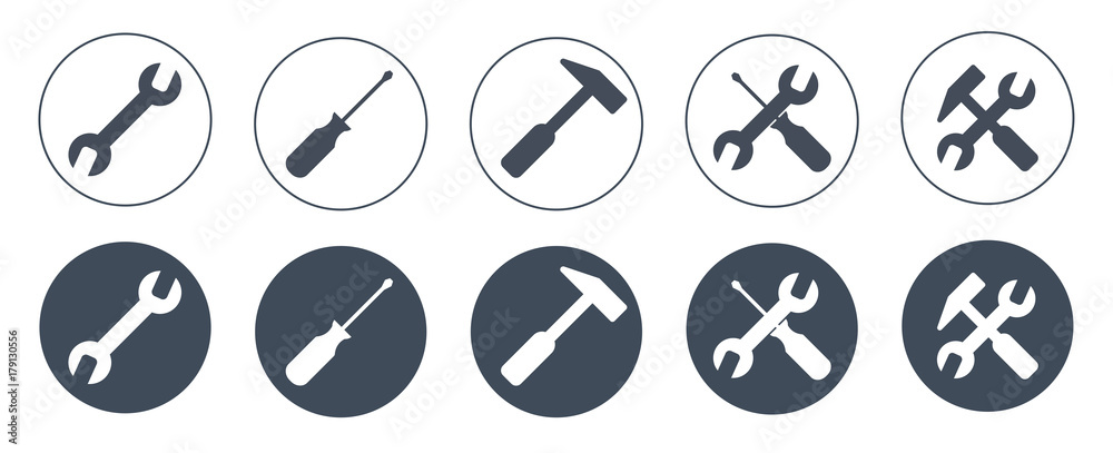 Tool icons set