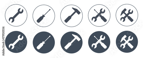 Tool icons set