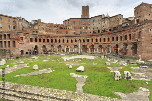 Trajan's Markets, Roman ruins, Forum area, Historic Centre (Centro Storico), Rome, Lazio photo