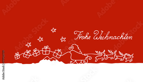 Nikolaus mit Schlitten