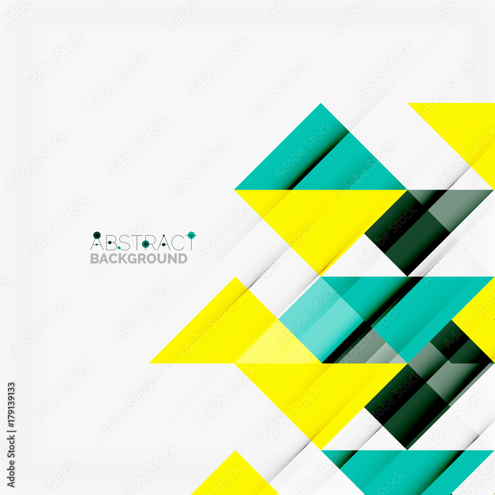 Triangle pattern design background