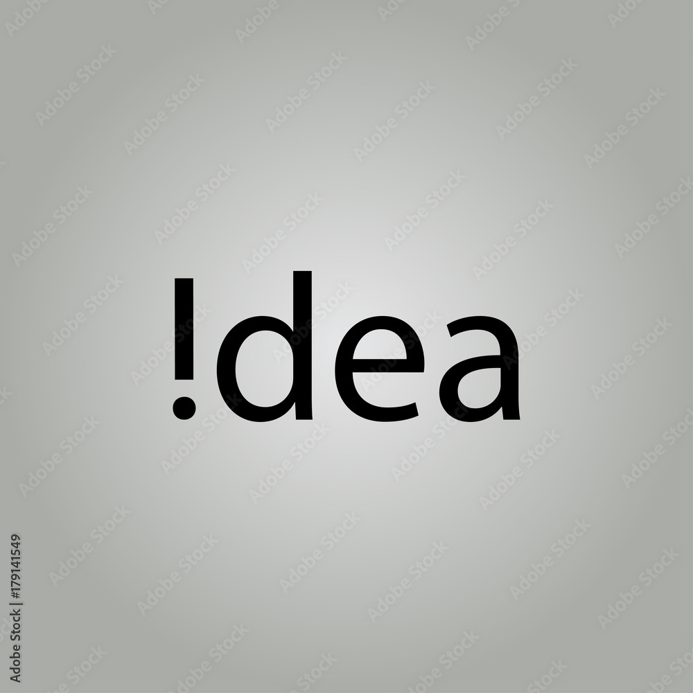 Creative idea in bulb shape as inspiration concept. Vector design element. Creative idea in bulb shape as inspiration concept. Vector design element.