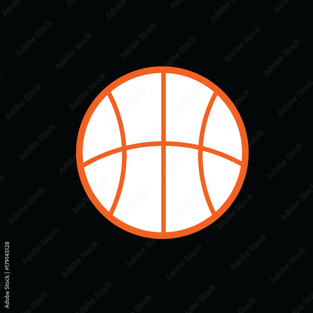 Fototapeta Basketball Logo Vector Template Design