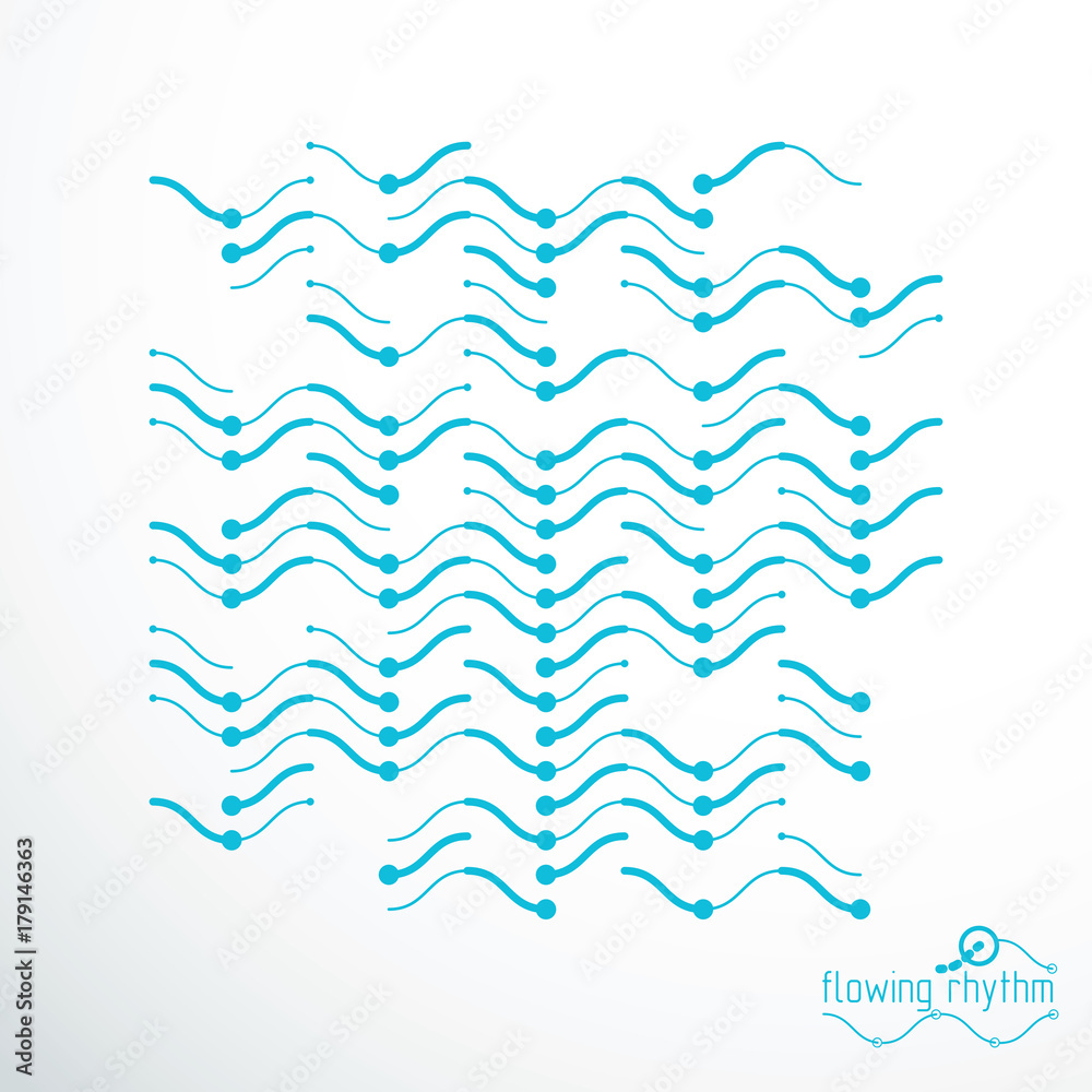 Futuristic abstract vector technology background. Abstract wavy lines pattern, art graphic illustration. Futuristic abstract vector technology background. Abstract wavy lines pattern, art graphic illustration.