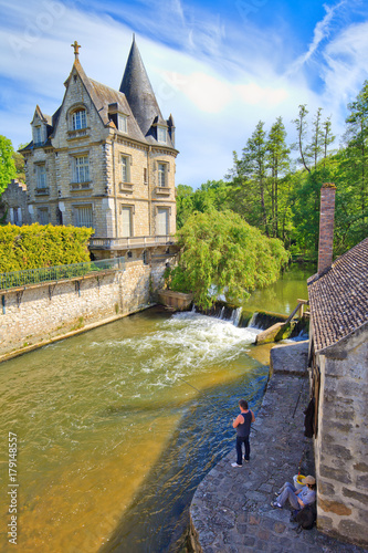 Konstfotografi Pêche à Moret-sur-Loing, Seine-et-Marne