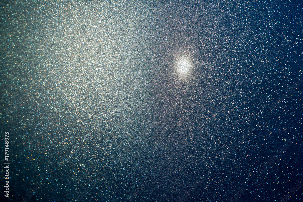 Obraz premium Frozen morning window, blurred ice background