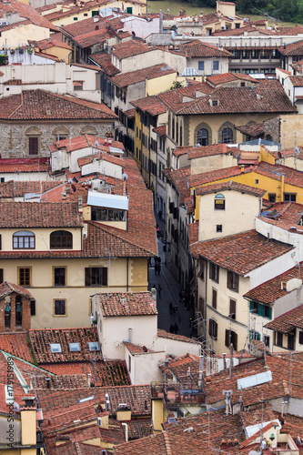 A top view to the historical city, Firenze, Florence, Tuscany, Italy