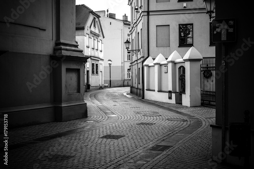 Postcards photos from the historical city Piotrkow Trybunalski, central Poland. City of the first jewish ghetto established by Germans in the occupied Poland during world war second.  photo