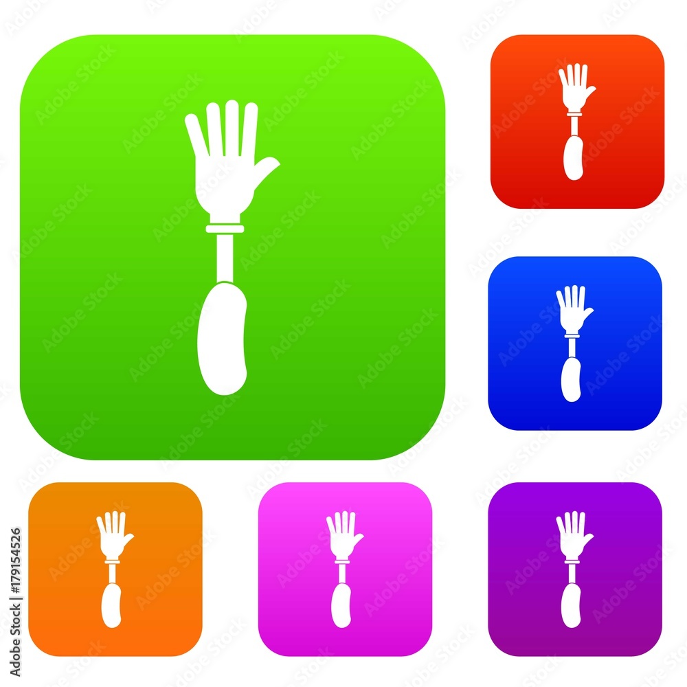 Prosthesis hand set color collection Prosthesis hand set color collection