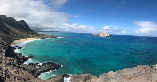 tropical island beah view