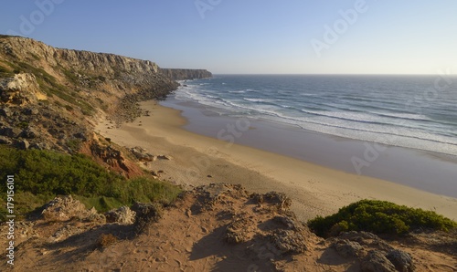 Praia do Telheiro  an amazing beach in the algarvian coastline  Vila do Bispo  Algarve  Portugal.
