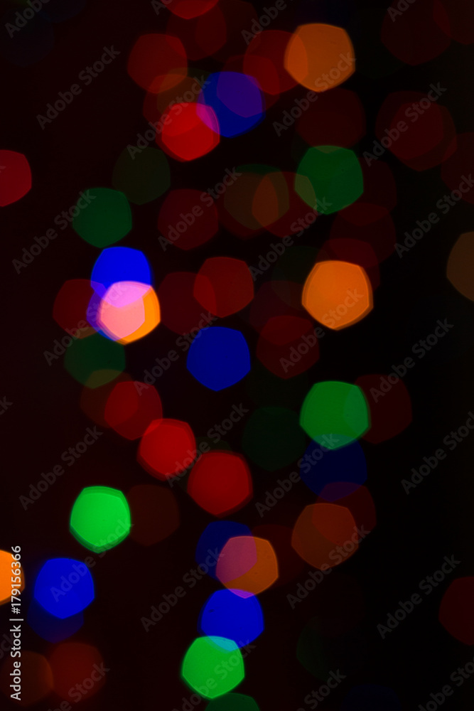 Out of focus Christmas lights creating a beautiful bokeh Out of focus Christmas lights creating a beautiful bokeh