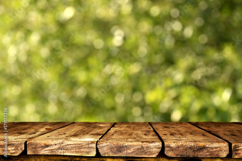 Wooden table background