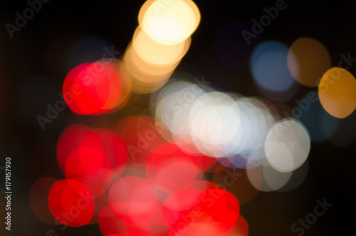 defocused bokey lights photo