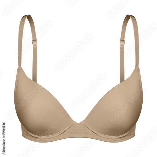 Wallpaper Mural Beige bra s lingerie invisible mannequin effect isolated Torontodigital.ca