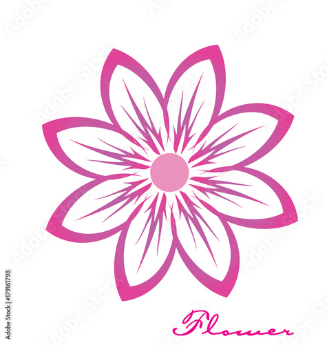 Fototapeta Naklejka Na Ścianę i Meble -  Logo flower icon